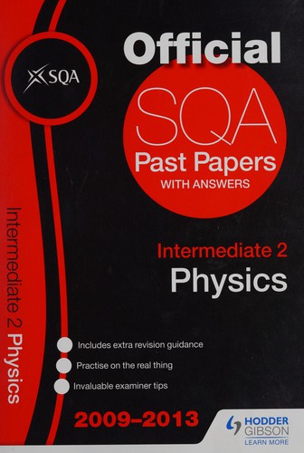 Cover for Intermediate 2, physics, 2009-2013