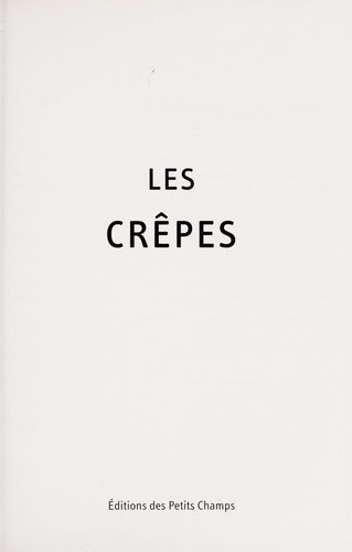 Cover for Les crepes