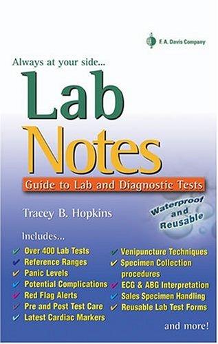Cover for Lab Notes