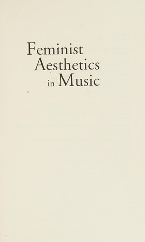 Cover for Feminist aesthetics in music