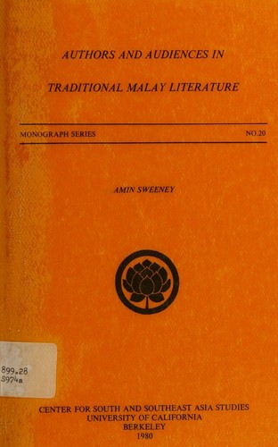 Cover for Authors and audiences in traditional Malay literature
