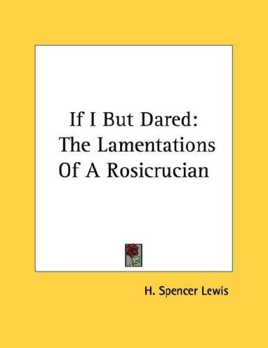 Cover for If I But Dared