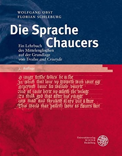 Cover for Die Sprache Chaucers