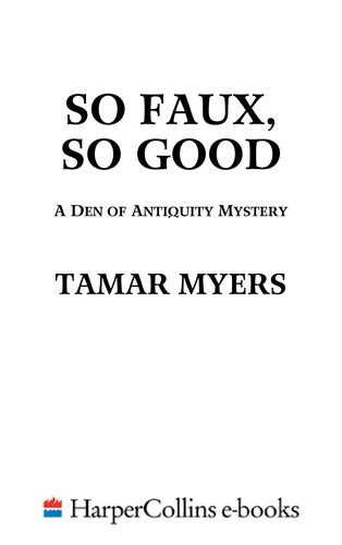 Cover for So faux, so good