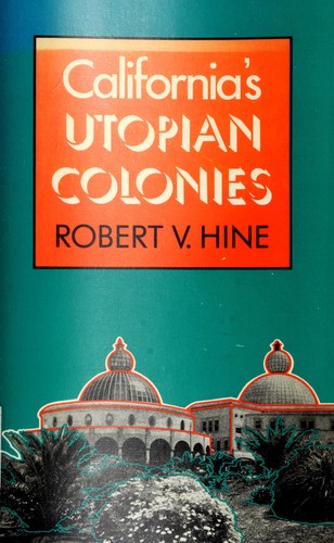 Cover for California's utopian colonies