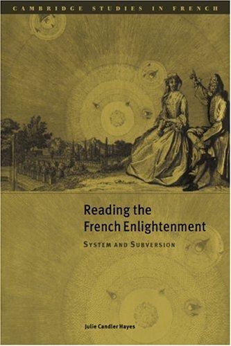 Cover for Reading the French Enlightenment