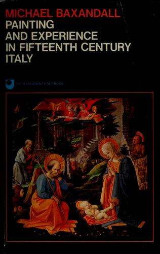 Cover for Painting and experience in fifteenth century Italy
