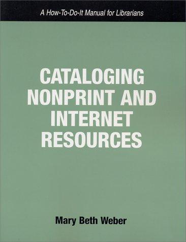Cover for Cataloging nonprint and Internet resources