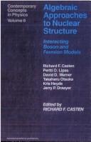Cover for Algebraic approaches to nuclear structure