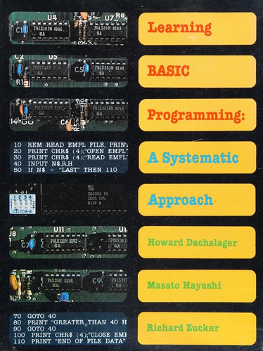 Cover for Learning BASIC programming