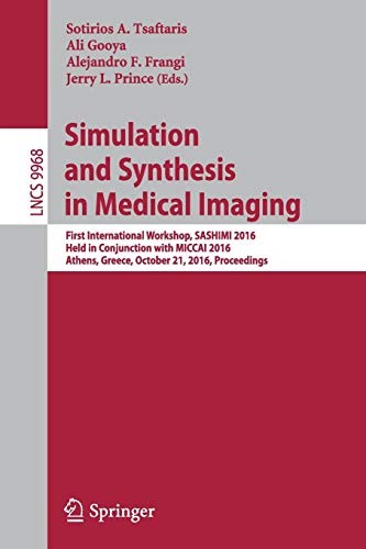 Cover for Simulation and Synthesis in Medical Imaging