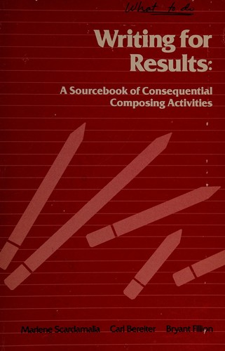 Cover for Writing for results