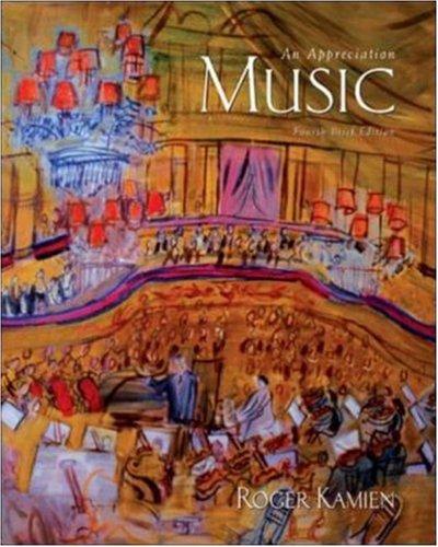 Cover for Music:An Appreciation, 4th Brief Edition with v4.5 Multimedia Companion CD-ROM