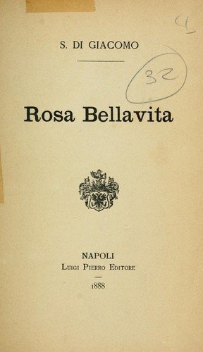 Cover for Rosa Bellavita