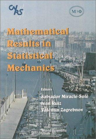 Cover for Mathematical Results in Statistical Mechanics