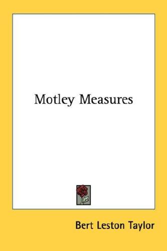 Cover for Motley Measures