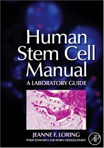 Cover for Human Stem Cell Manual