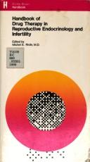 Cover for Handbook of drug therapy in reproductive endocrinology and infertility