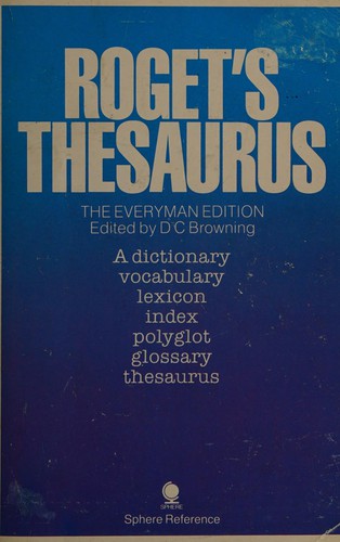 Cover for Everyman's Thesaurus of English words and phrases