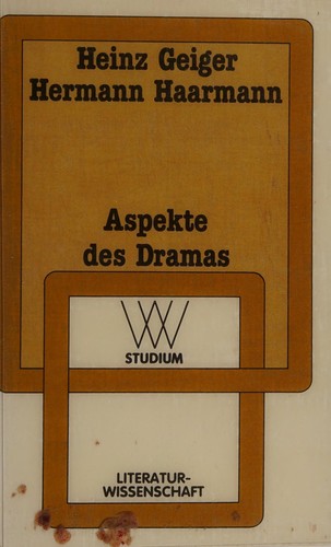 Cover for Aspekte des Dramas