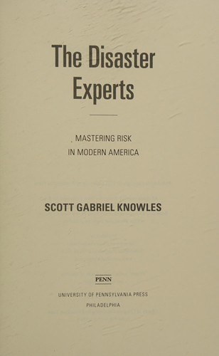 Cover for The disaster experts