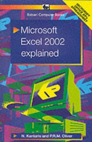 Cover for Microsoft Excel 2002 Explained (Babani Computer Books)