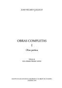 Cover for Obras completas