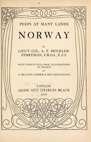Cover for Norway