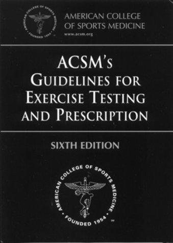 Cover for ACSM's Guidelines for Exercise Testing and Prescription