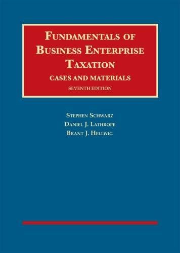 Cover for Fundamentals of Business Enterprise Taxation