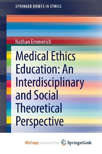 Cover for Medical Ethics Education