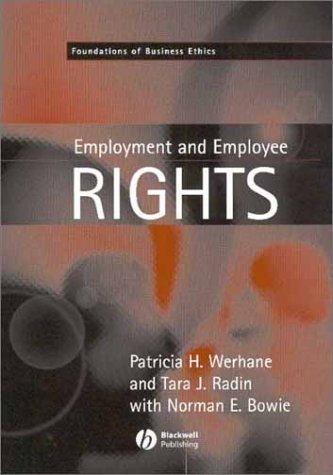 Cover for Employment and Employee Rights (Fundamentals of Business Ethics)