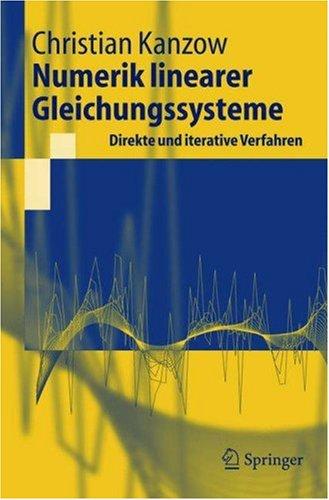 Cover for Numerik linearer Gleichungssysteme