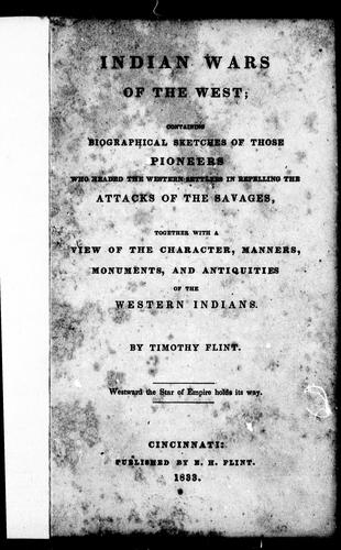 Cover for Indian wars of the West