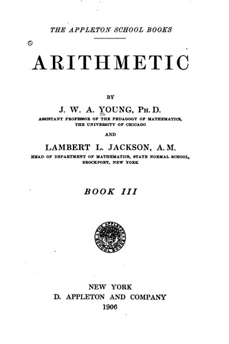 Cover for Arithmetic