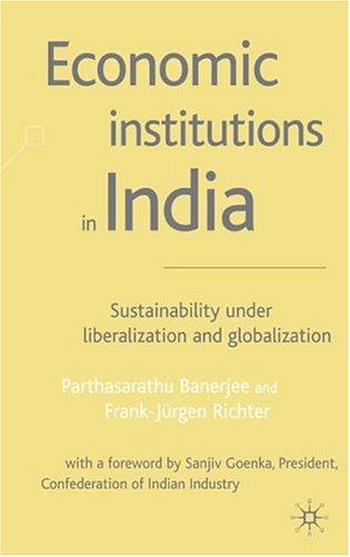 Cover for Economic Institutions in India