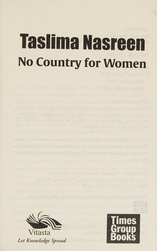 Cover for No country for women