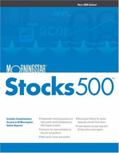 Cover for Morningstar Stocks 500