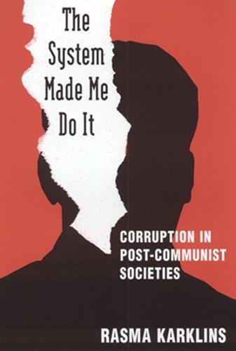 Cover for The System Made Me Do It