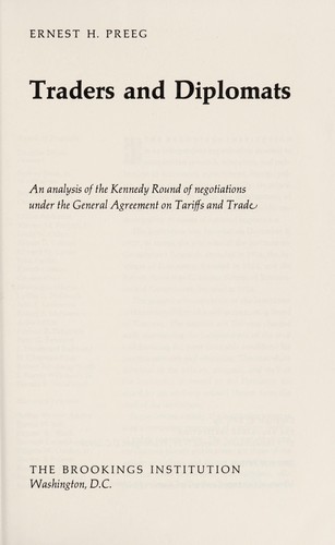 Cover for Traders and diplomats