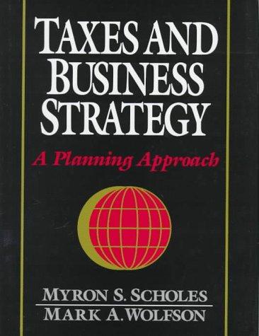 Cover for Taxes and Business Strategy