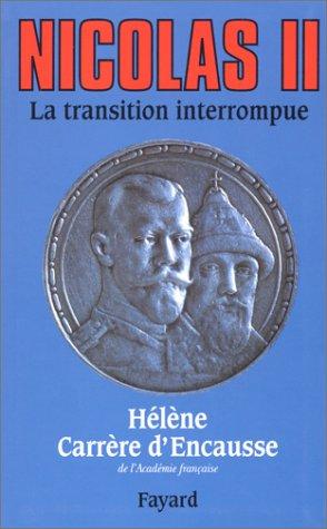 Cover for Nicolas II, la transition interrompue