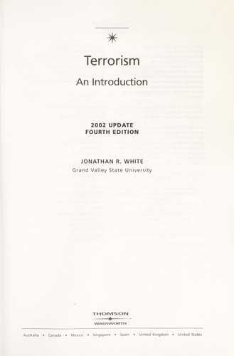 Cover for Terrorism