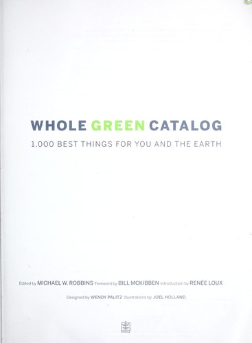 Cover for Whole green catalog