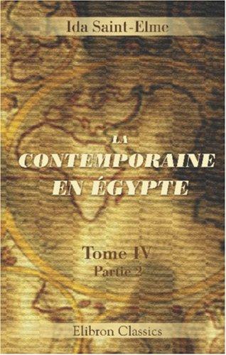 Cover for La contemporaine en Égypte