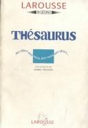 Cover for Larousse Thesaurus