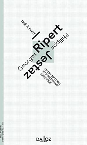 Cover for Droit naturel et positivisme juridique