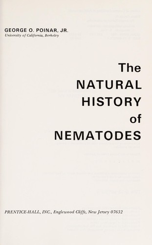Cover for The natural history of nematodes