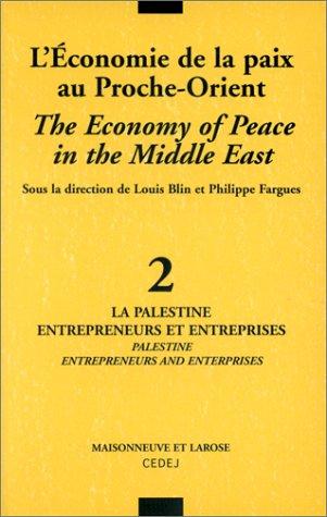 Cover for L' économie de la paix au Proche-Orient =