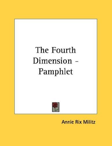 Cover for The Fourth Dimension - Pamphlet
